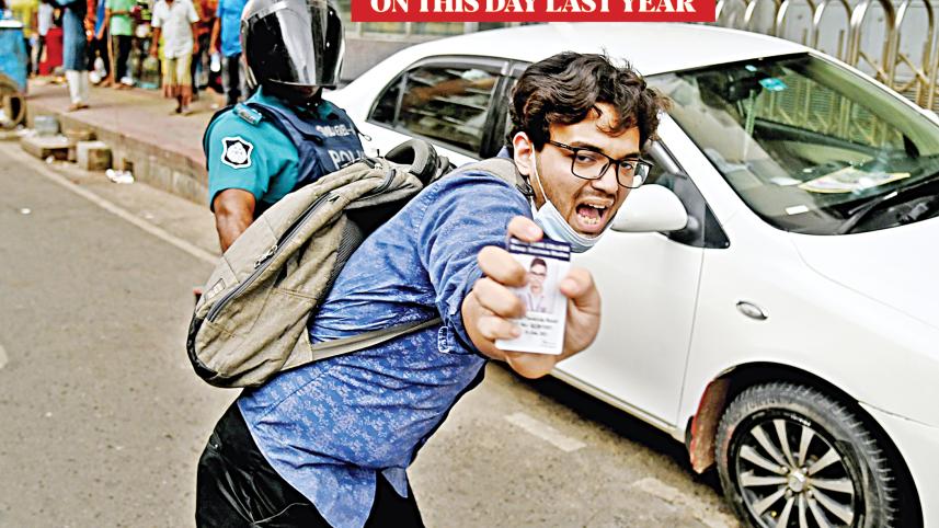 জুলাই,বিক্ষোভকারীরা অদম্যভাবে ফিরে আসে